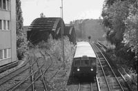 Zwischen dem Nords&uuml;dtunnel und dem S-Bahnhof Humboldthain am Stellwerk Ntm, Datum: 19.05.1985, ArchivNr. 50.51